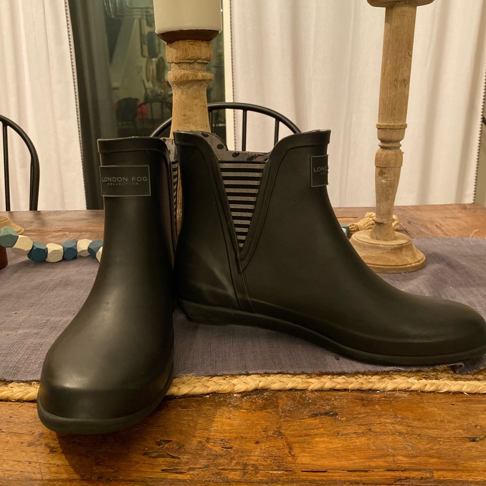 London Fog Women's Piccadilly Rain Boots Size 10